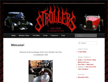 Tablet Screenshot of chicostrollerscarclub.com